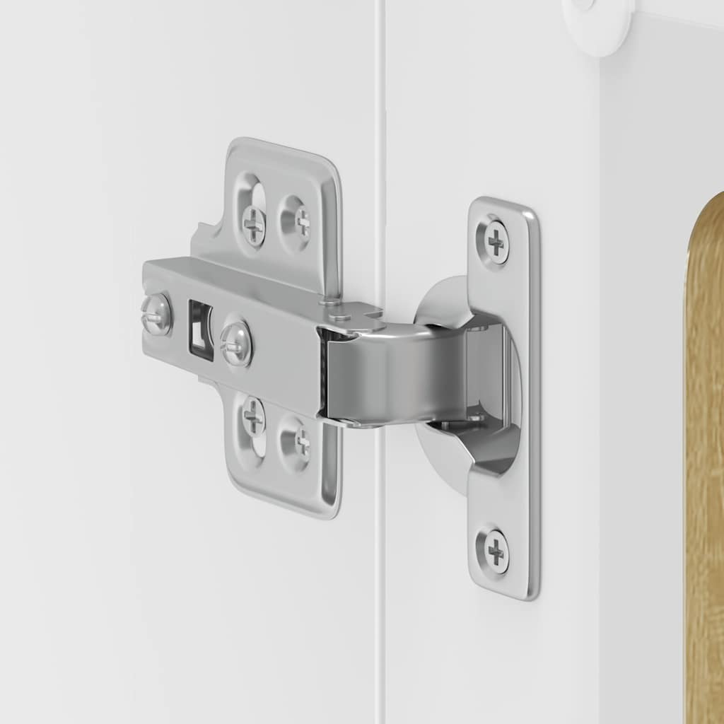 Keukenbovenkast met glazen deur Kalmar bewerkt hout sonoma eikenkleur is nu te koop bij PeponiXL, paradijselijk wonen!