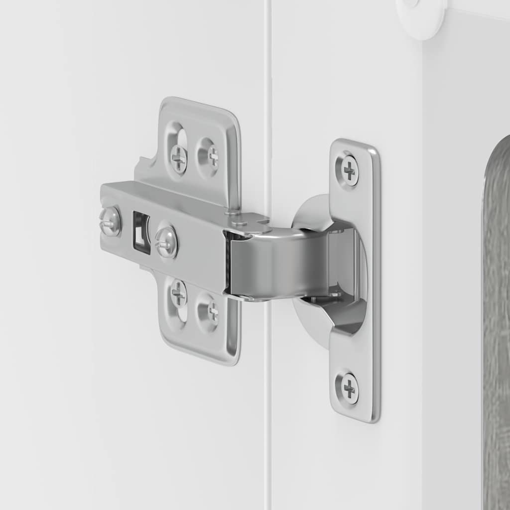Keukenbovenkast met glazen deur Kalmar bewerkt hout grijs sonoma eiken is nu te koop bij PeponiXL, paradijselijk wonen!