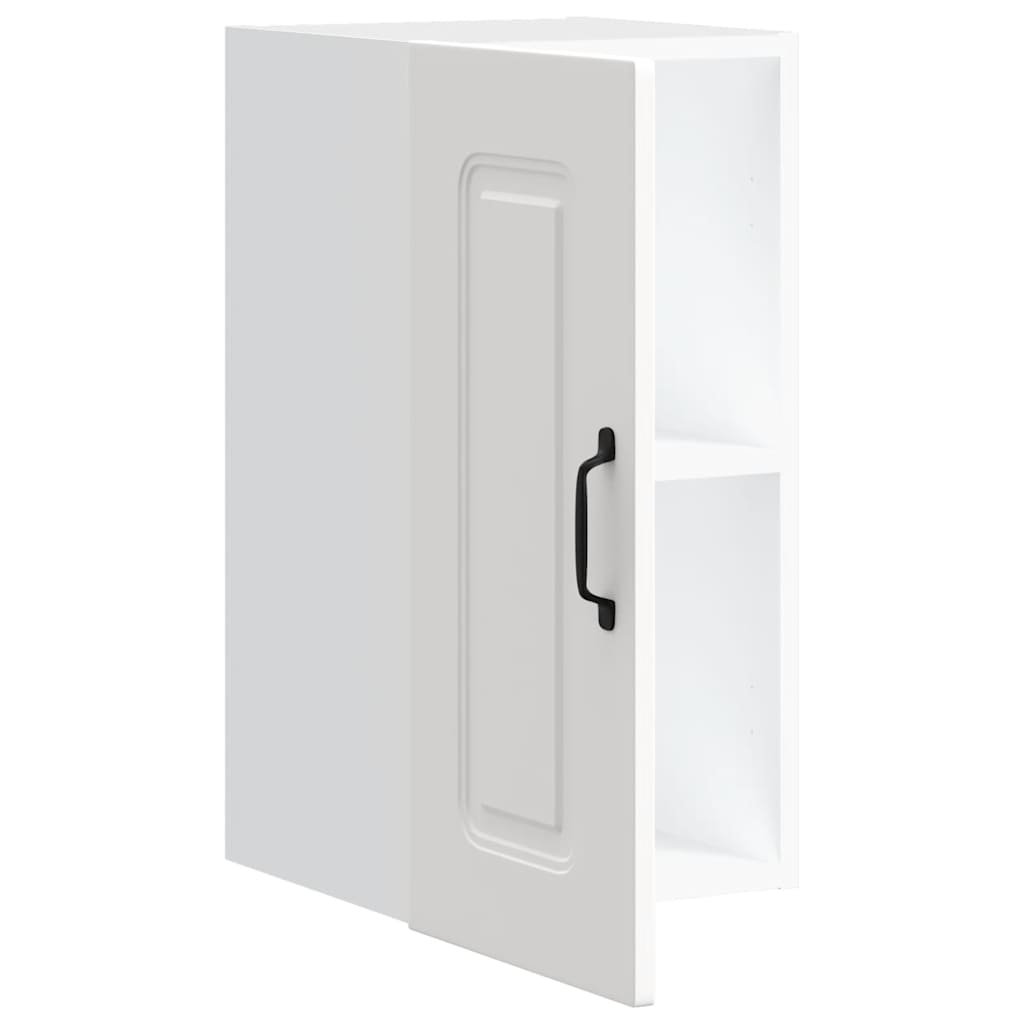 Keukenbovenkast Kalmar bewerkt hout wit is nu te koop bij PeponiXL, paradijselijk wonen!