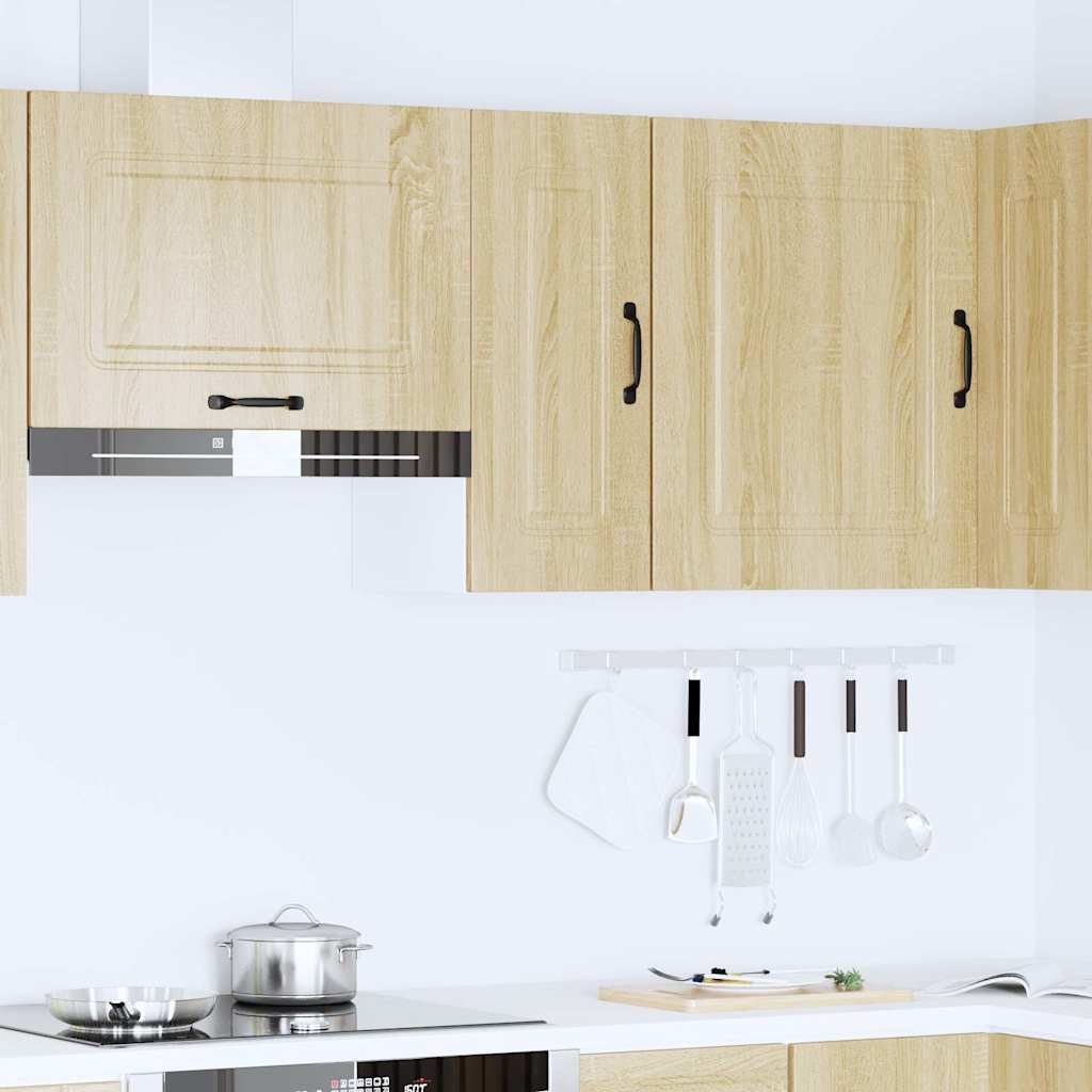 Keukenbovenkast Kalmar bewerkt hout sonoma eikenkleurig is nu te koop bij PeponiXL, paradijselijk wonen!