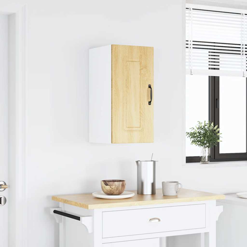 Keukenbovenkast Kalmar bewerkt hout sonoma eikenkleurig is nu te koop bij PeponiXL, paradijselijk wonen!