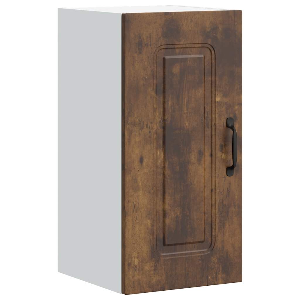 Keukenbovenkast Kalmar bewerkt hout gerookt eikenkleurig is nu te koop bij PeponiXL, paradijselijk wonen!