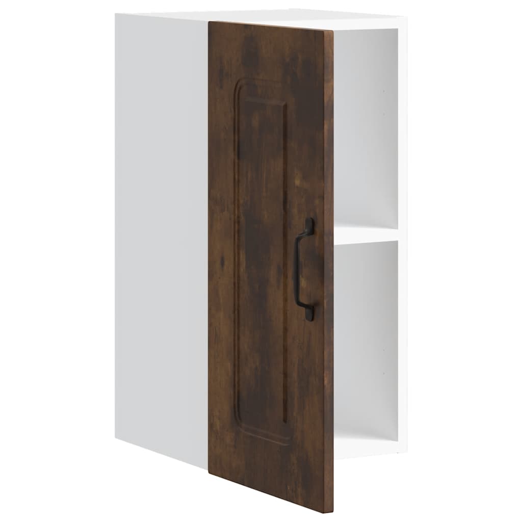 Keukenbovenkast Kalmar bewerkt hout gerookt eikenkleurig is nu te koop bij PeponiXL, paradijselijk wonen!