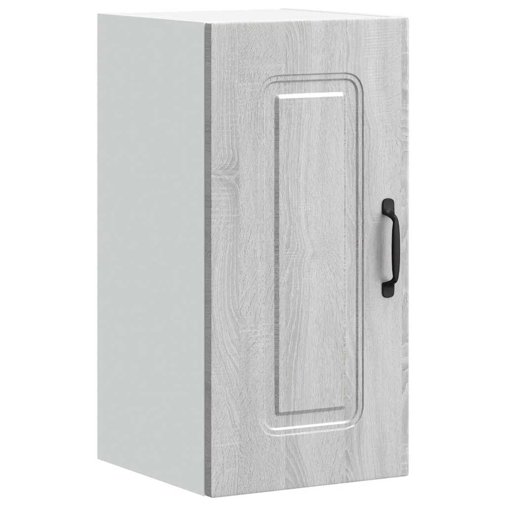 Keukenbovenkast Kalmar bewerkt hout grijs sonoma eiken is nu te koop bij PeponiXL, paradijselijk wonen!