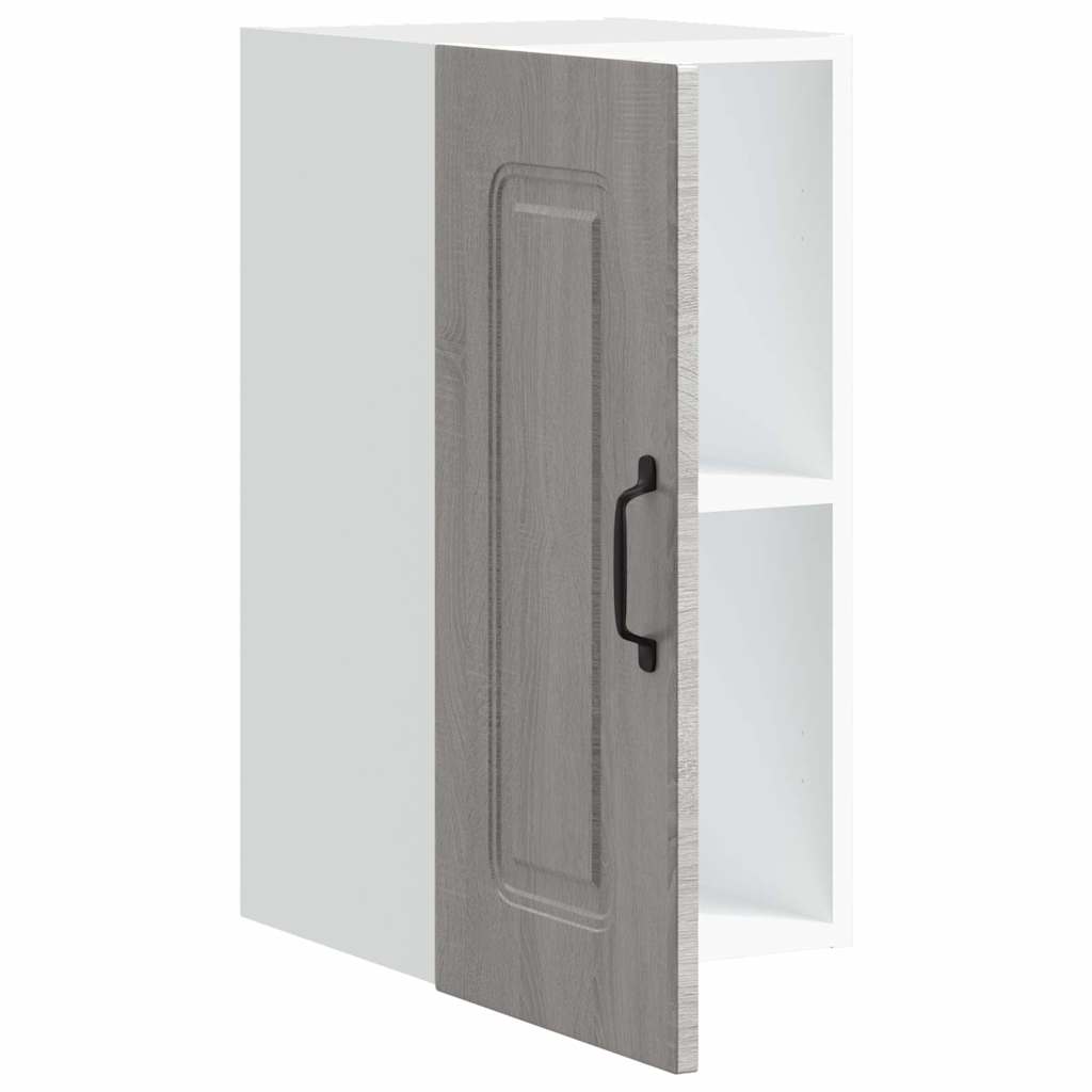 Keukenbovenkast Kalmar bewerkt hout grijs sonoma eiken is nu te koop bij PeponiXL, paradijselijk wonen!