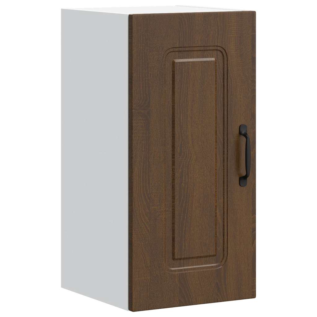 Keukenbovenkast Kalmar bewerkt hout bruin eikenkleur is nu te koop bij PeponiXL, paradijselijk wonen!