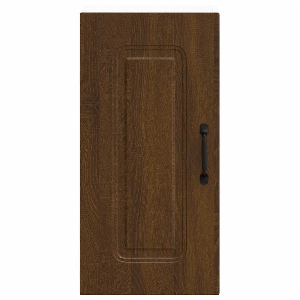 Keukenbovenkast Kalmar bewerkt hout bruin eikenkleur is nu te koop bij PeponiXL, paradijselijk wonen!