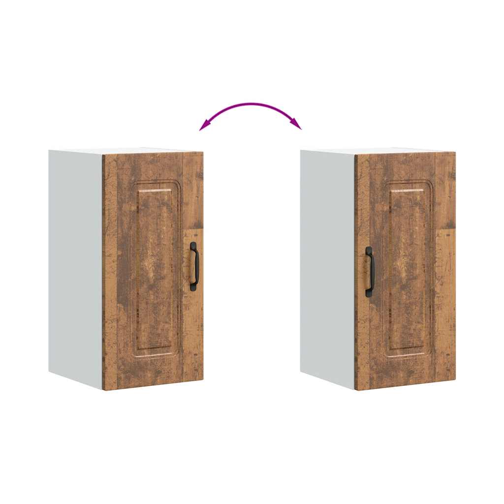 Keukenbovenkast Kalmar bewerkt hout oud houtkleurig is nu te koop bij PeponiXL, paradijselijk wonen!
