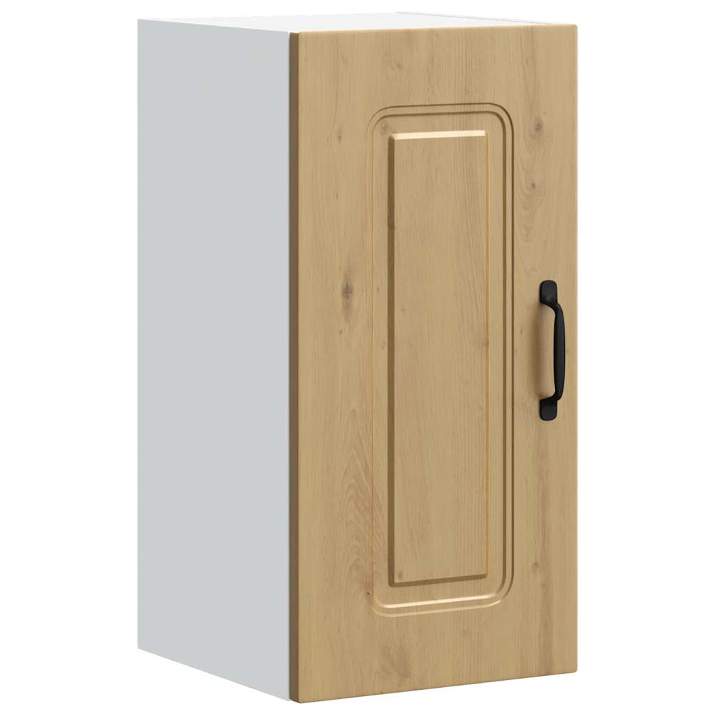 Keukenbovenkast Kalmar bewerkt hout artisanaal eikenkleur is nu te koop bij PeponiXL, paradijselijk wonen!