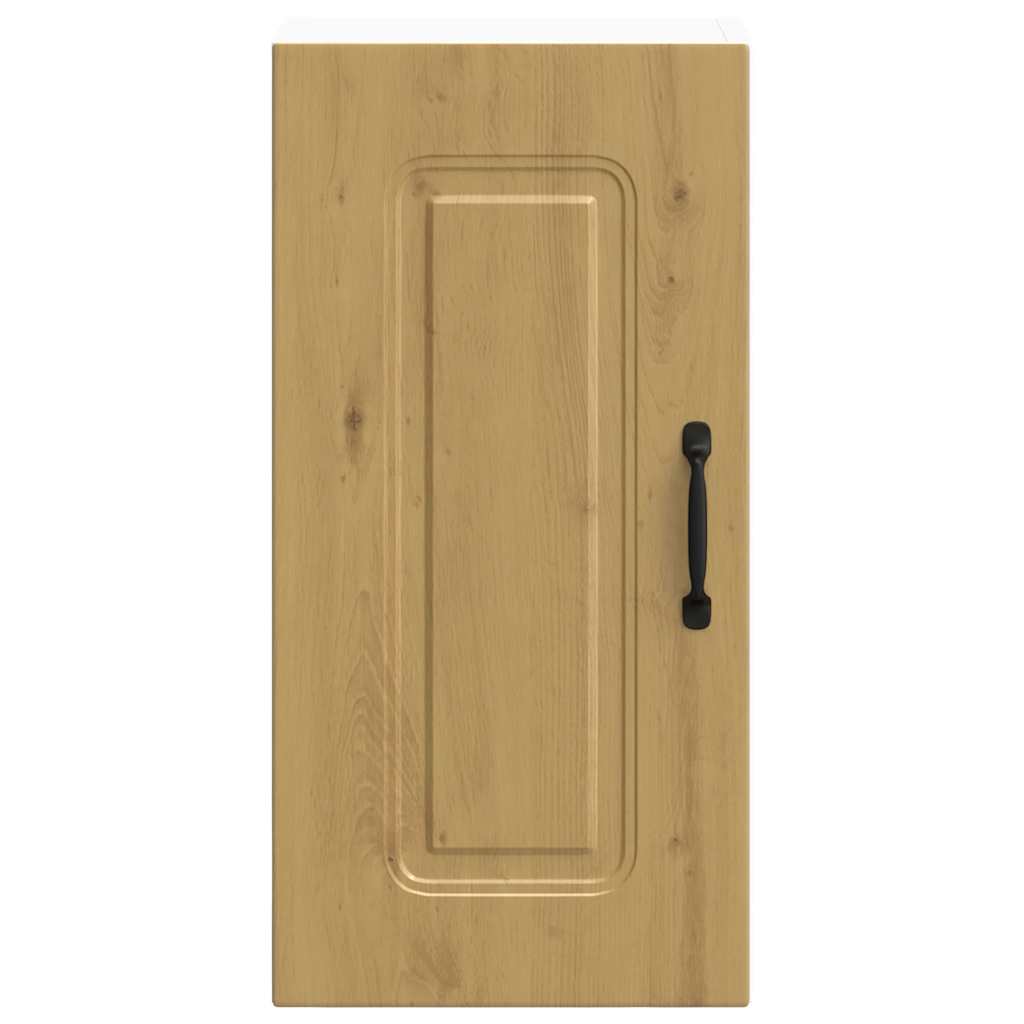 Keukenbovenkast Kalmar bewerkt hout artisanaal eikenkleur is nu te koop bij PeponiXL, paradijselijk wonen!