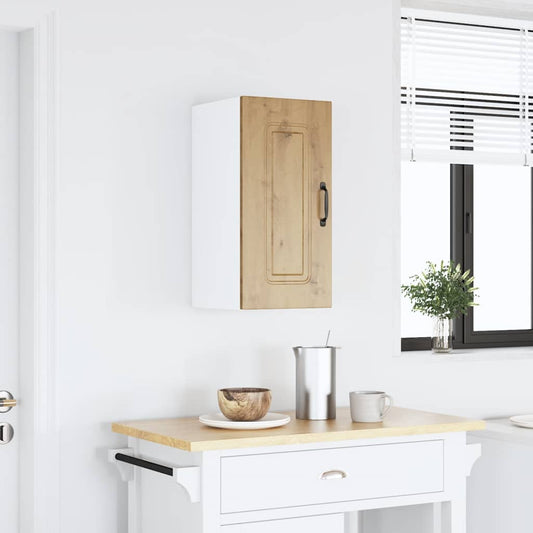 Keukenbovenkast Kalmar bewerkt hout artisanaal eikenkleur is nu te koop bij PeponiXL, paradijselijk wonen!