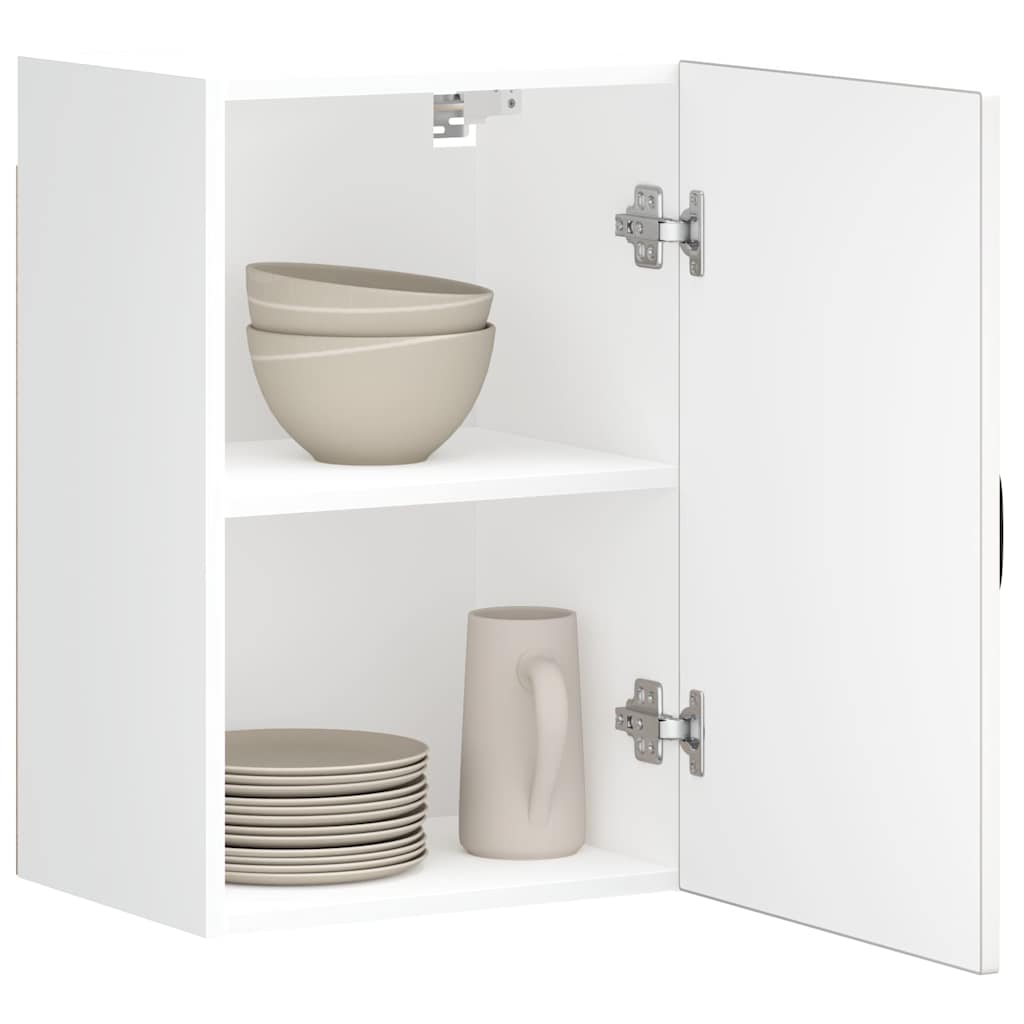 Keukenbovenkast Kalmar bewerkt hout wit is nu te koop bij PeponiXL, paradijselijk wonen!