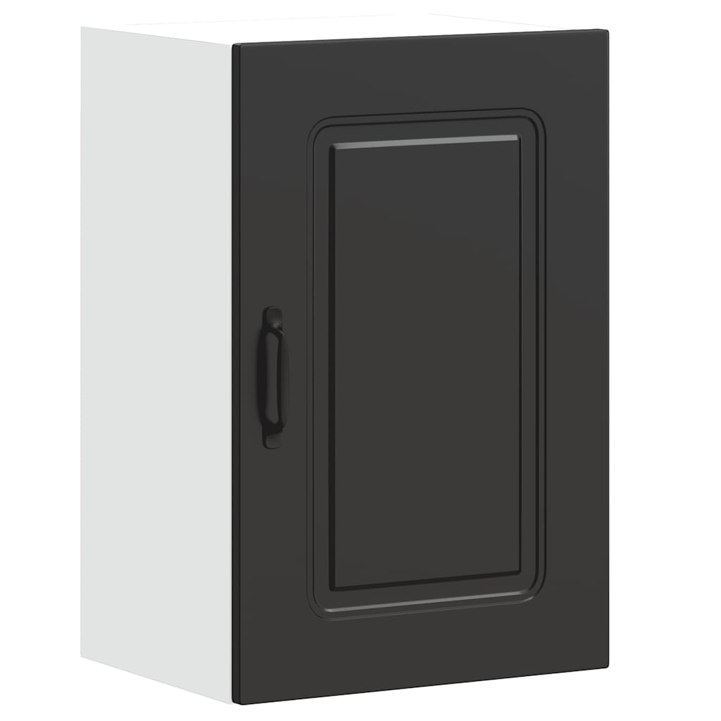 Keukenbovenkast Kalmar bewerkt hout zwart is nu te koop bij PeponiXL, paradijselijk wonen!