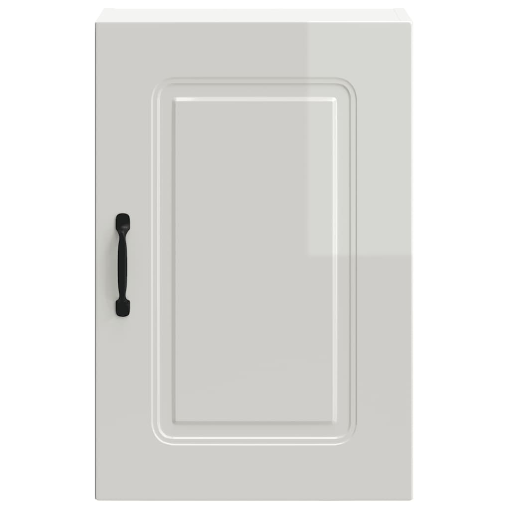 Keukenbovenkast Kalmar bewerkt hout hoogglans wit is nu te koop bij PeponiXL, paradijselijk wonen!