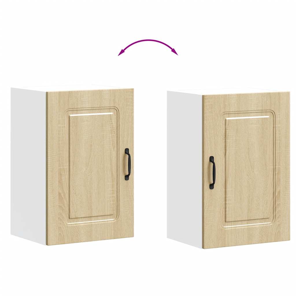 Keukenbovenkast Kalmar bewerkt hout sonoma eikenkleurig is nu te koop bij PeponiXL, paradijselijk wonen!