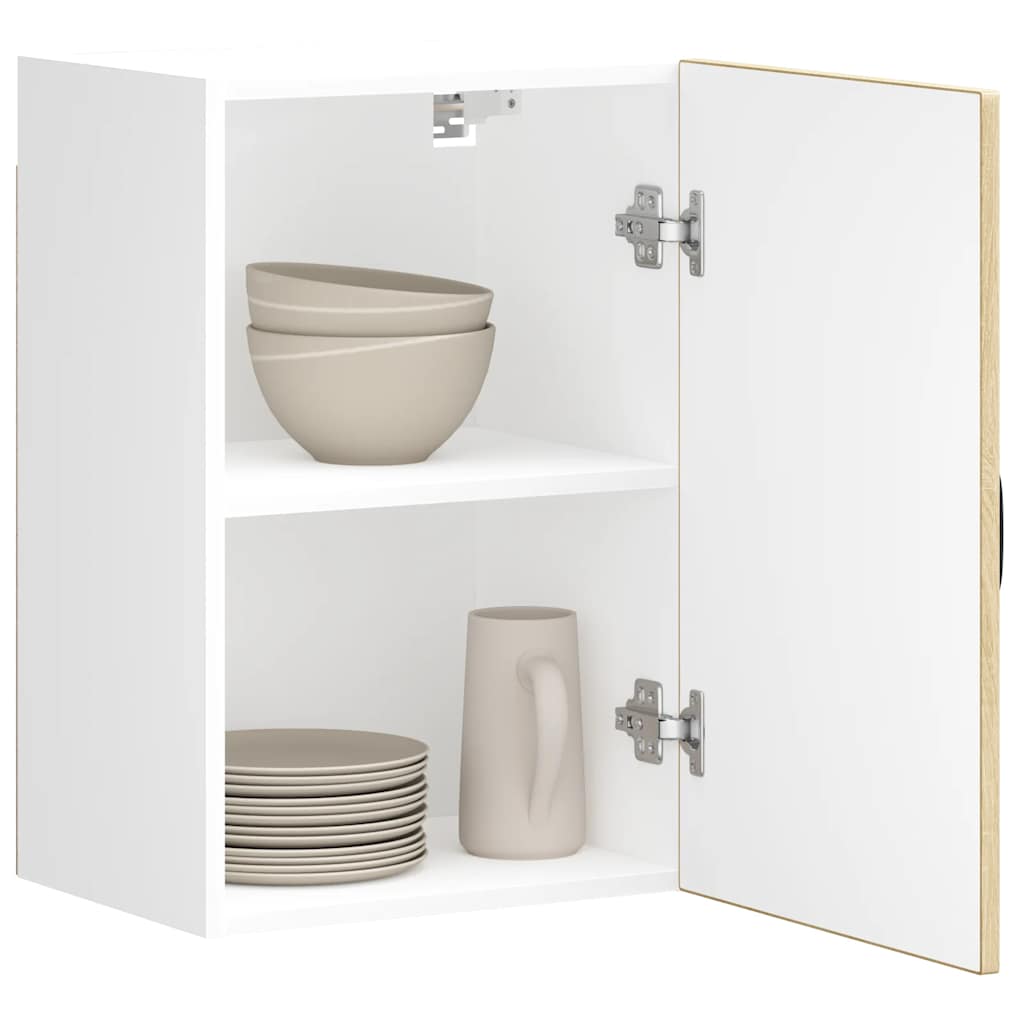 Keukenbovenkast Kalmar bewerkt hout sonoma eikenkleurig is nu te koop bij PeponiXL, paradijselijk wonen!