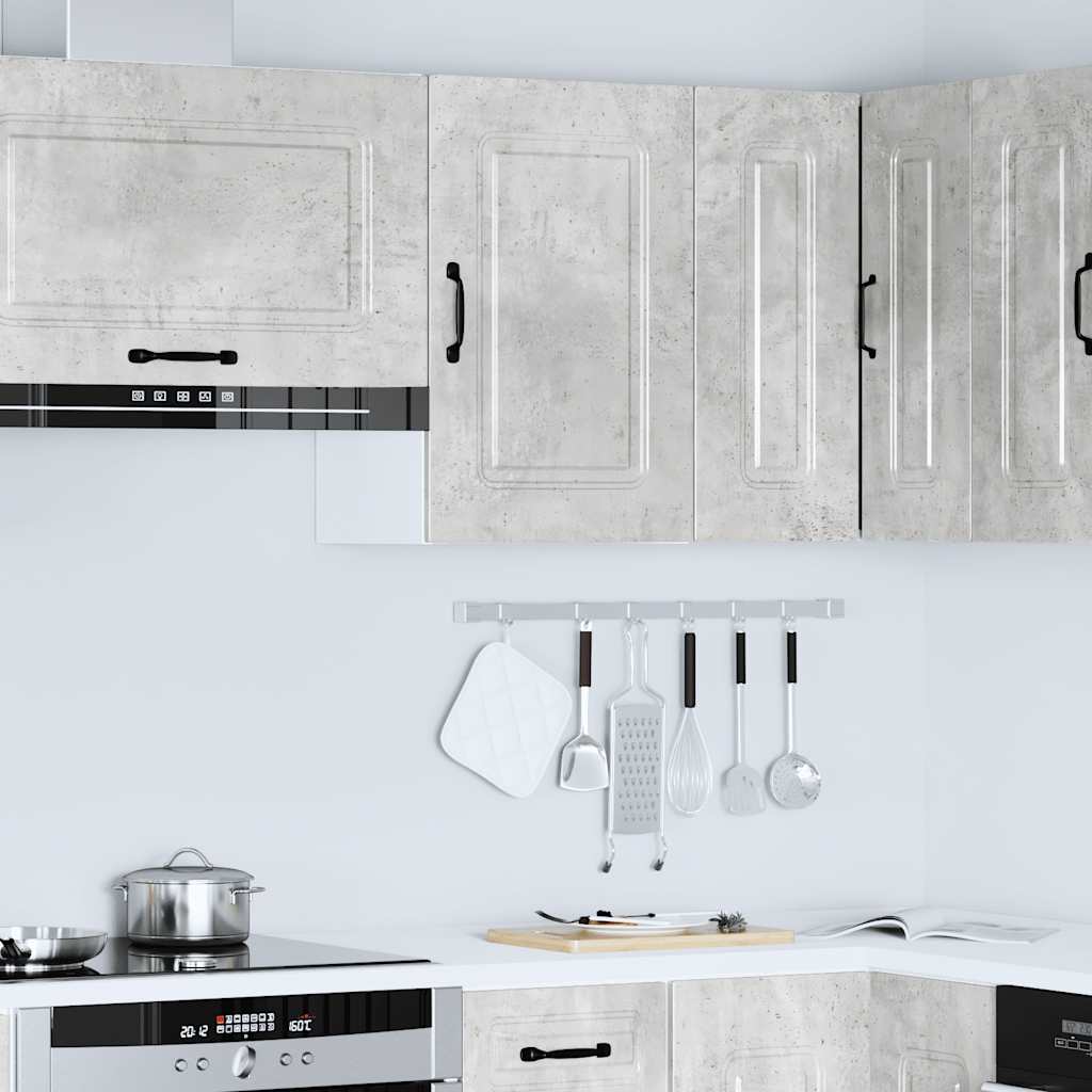 Keukenbovenkast Kalmar bewerkt hout betongrijs is nu te koop bij PeponiXL, paradijselijk wonen!