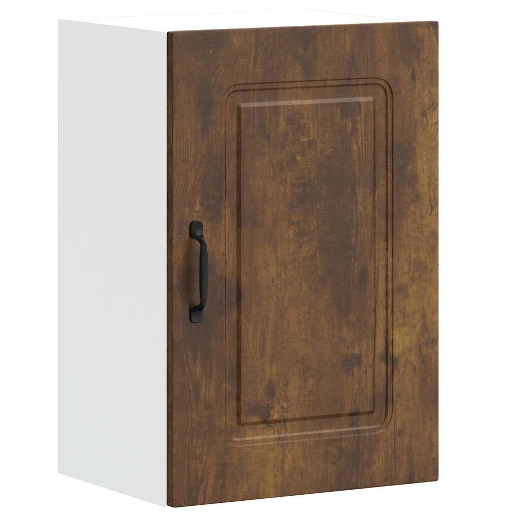 Keukenbovenkast Kalmar bewerkt hout gerookt eikenkleurig is nu te koop bij PeponiXL, paradijselijk wonen!