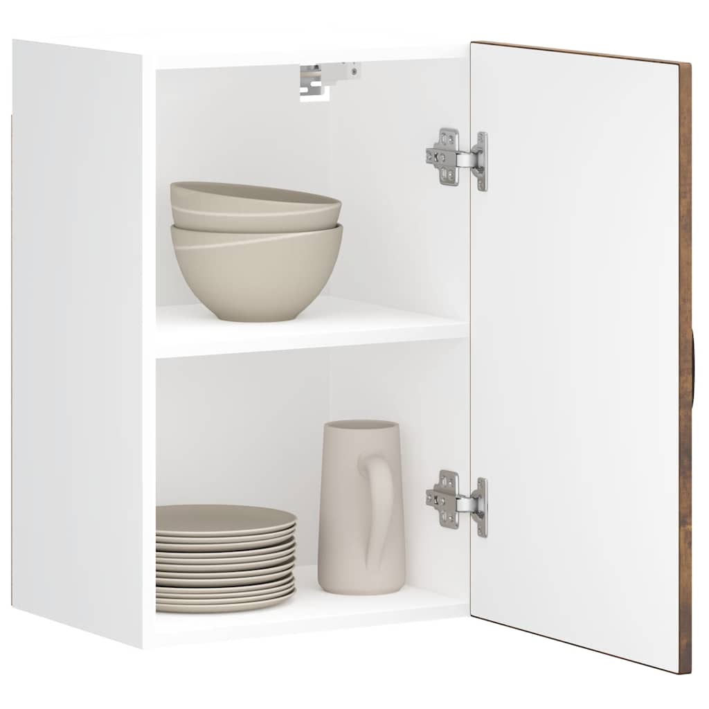 Keukenbovenkast Kalmar bewerkt hout gerookt eikenkleurig is nu te koop bij PeponiXL, paradijselijk wonen!