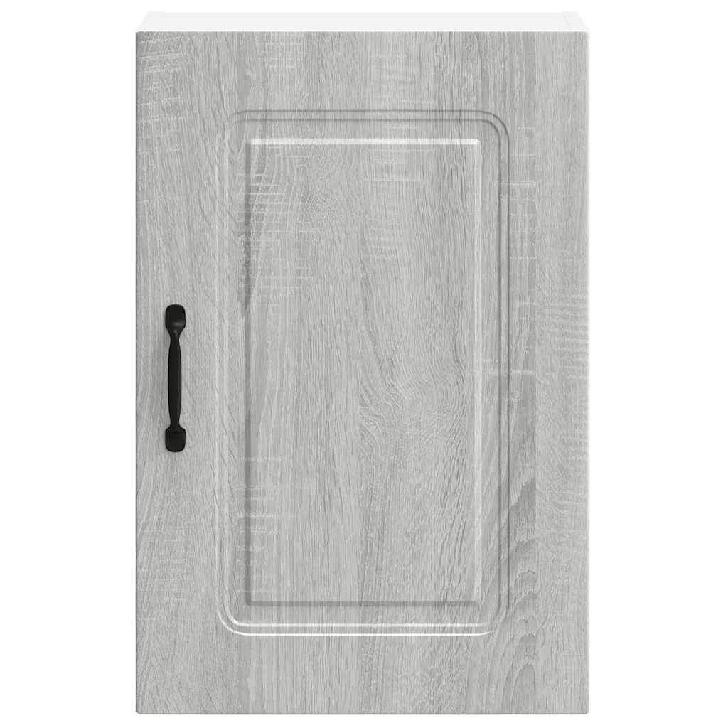 Keukenbovenkast Kalmar bewerkt hout grijs sonoma eiken is nu te koop bij PeponiXL, paradijselijk wonen!