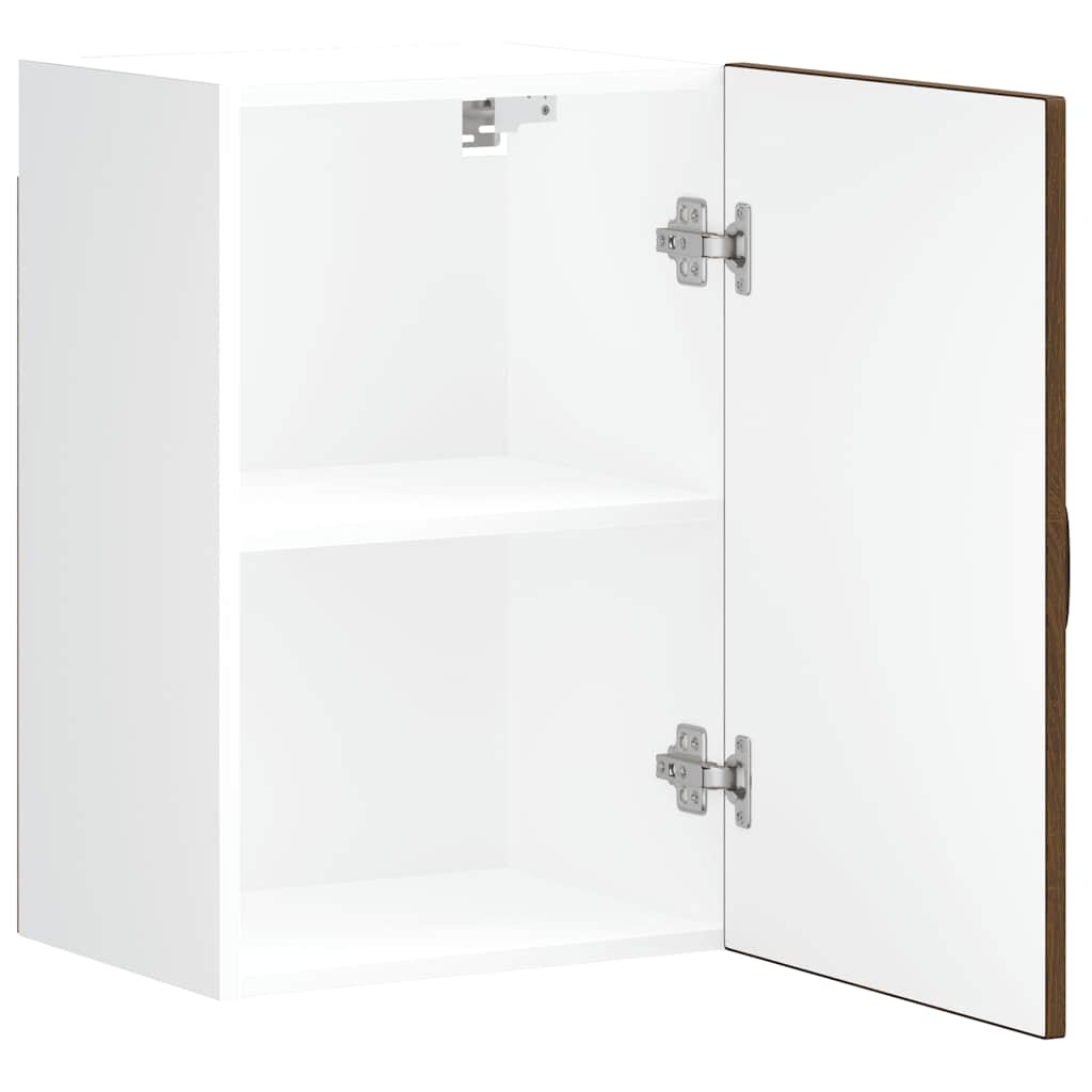 Keukenbovenkast Kalmar bewerkt hout bruin eikenkleur is nu te koop bij PeponiXL, paradijselijk wonen!