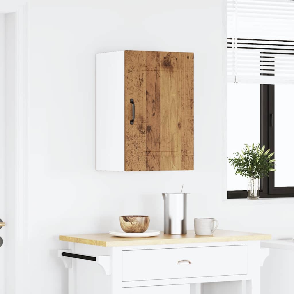Keukenbovenkast Kalmar bewerkt hout oud houtkleurig is nu te koop bij PeponiXL, paradijselijk wonen!