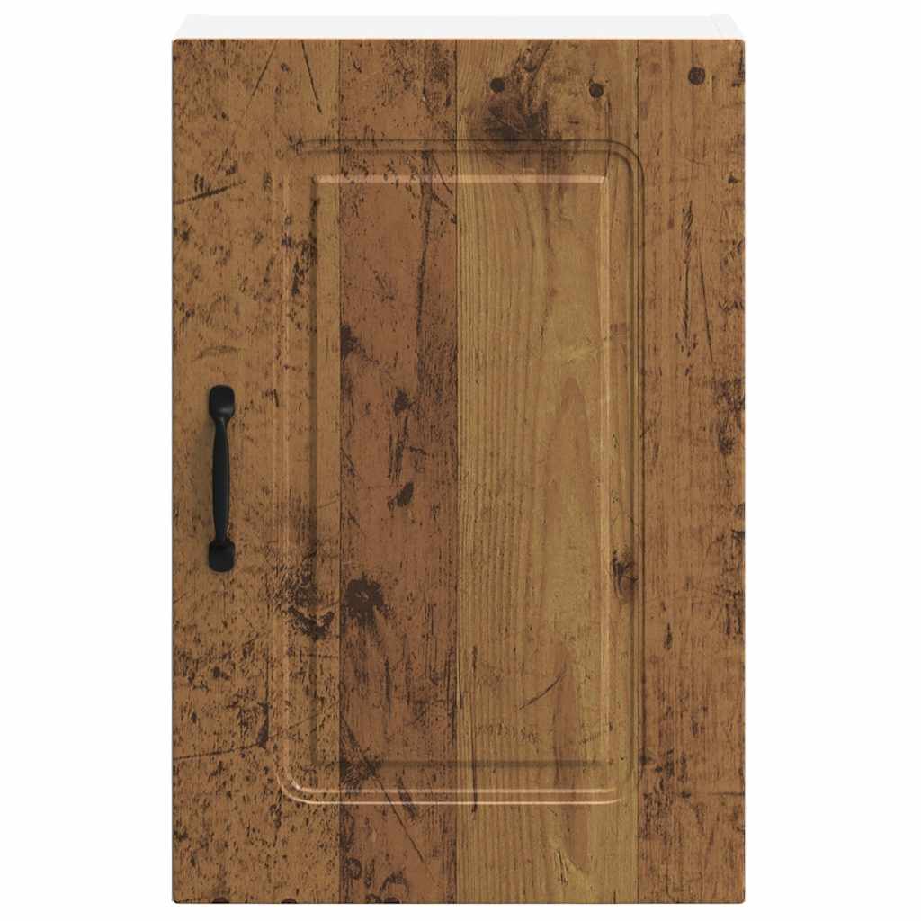 Keukenbovenkast Kalmar bewerkt hout oud houtkleurig is nu te koop bij PeponiXL, paradijselijk wonen!