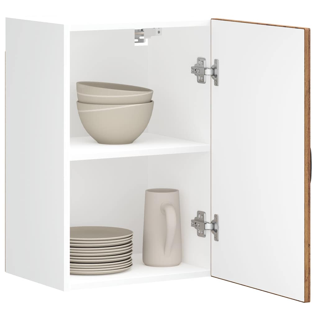 Keukenbovenkast Kalmar bewerkt hout oud houtkleurig is nu te koop bij PeponiXL, paradijselijk wonen!