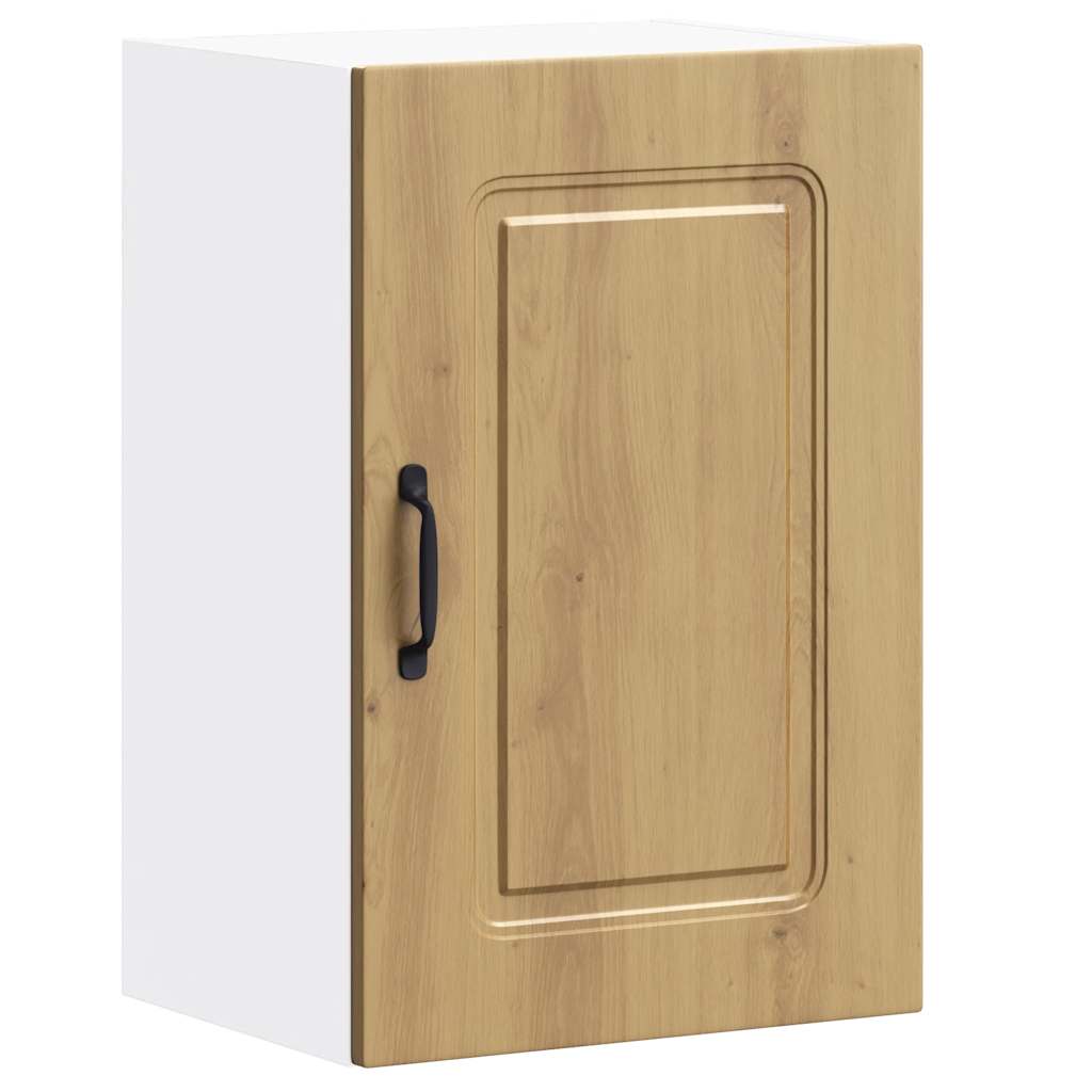 Keukenbovenkast Kalmar bewerkt hout artisanaal eikenkleur is nu te koop bij PeponiXL, paradijselijk wonen!