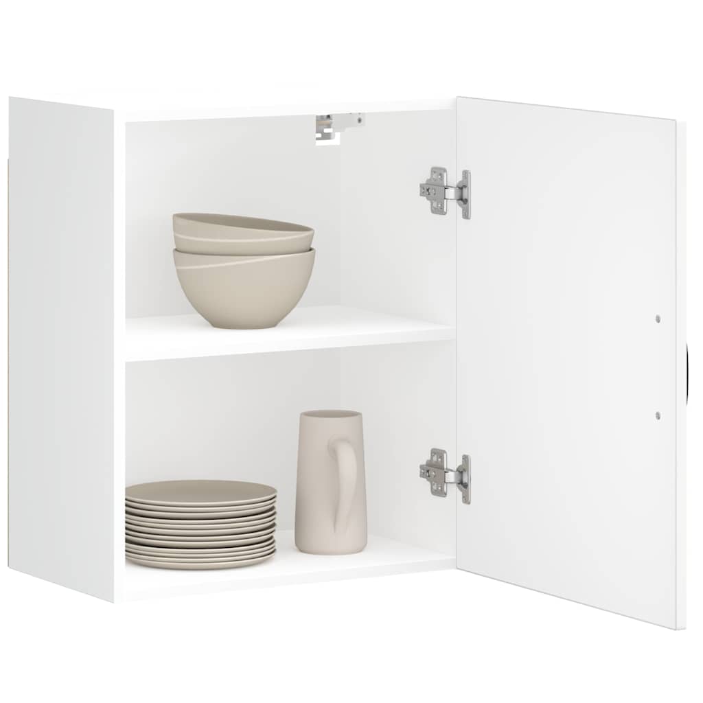 Keukenbovenkast Kalmar bewerkt hout wit is nu te koop bij PeponiXL, paradijselijk wonen!
