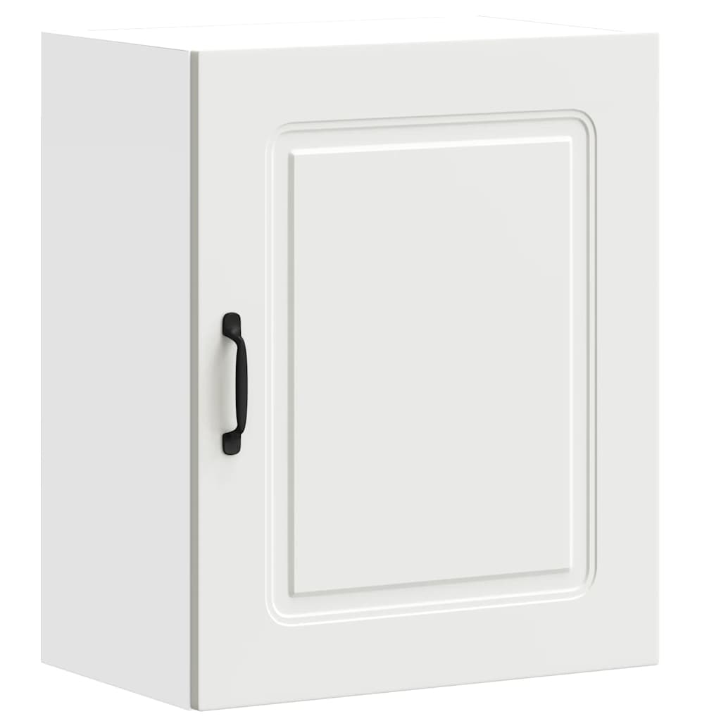 Keukenbovenkasten 2 st Kalmar bewerkt hout wit is nu te koop bij PeponiXL, paradijselijk wonen!