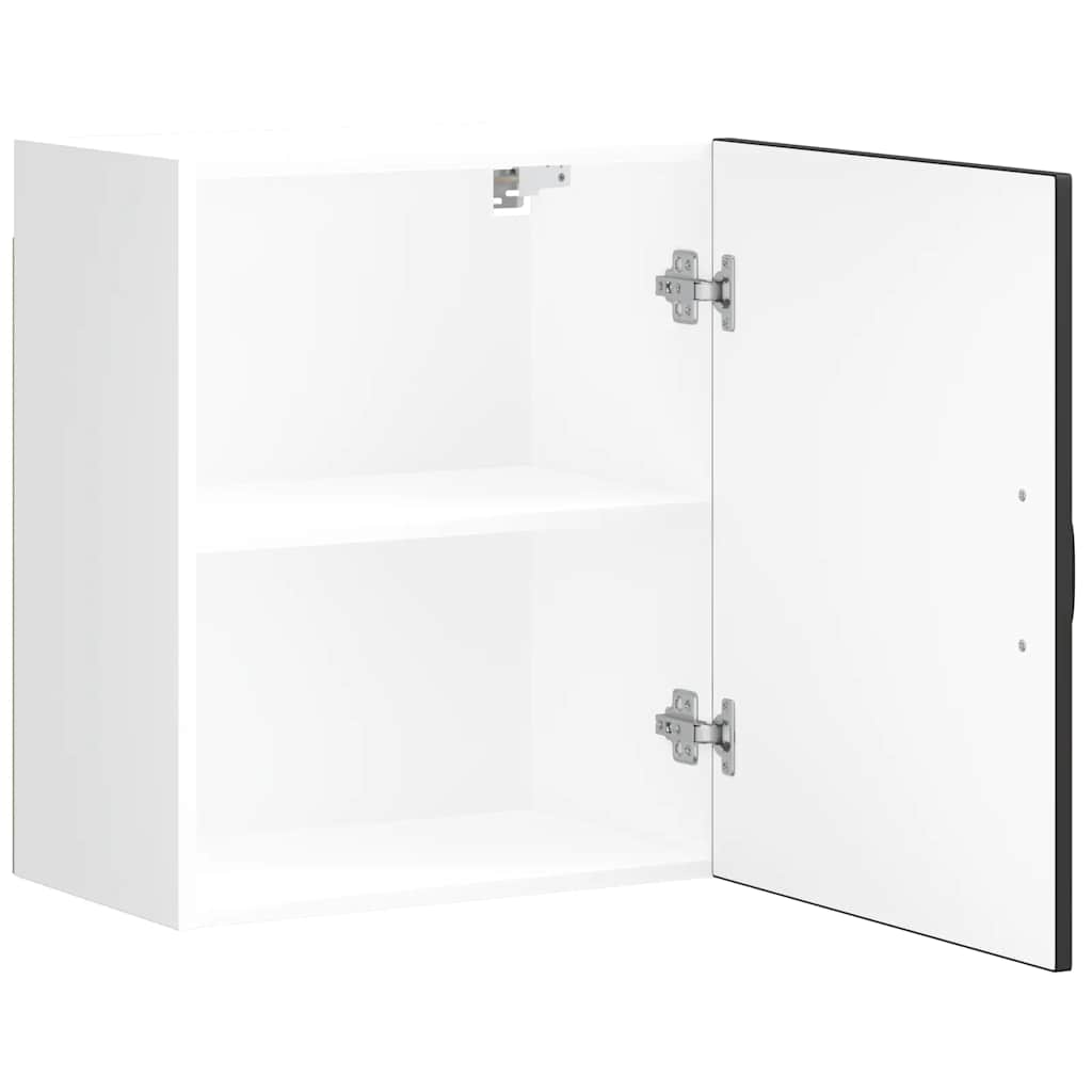 Keukenwandkast Kalmar zwart bewerkt hout is nu te koop bij PeponiXL, paradijselijk wonen!