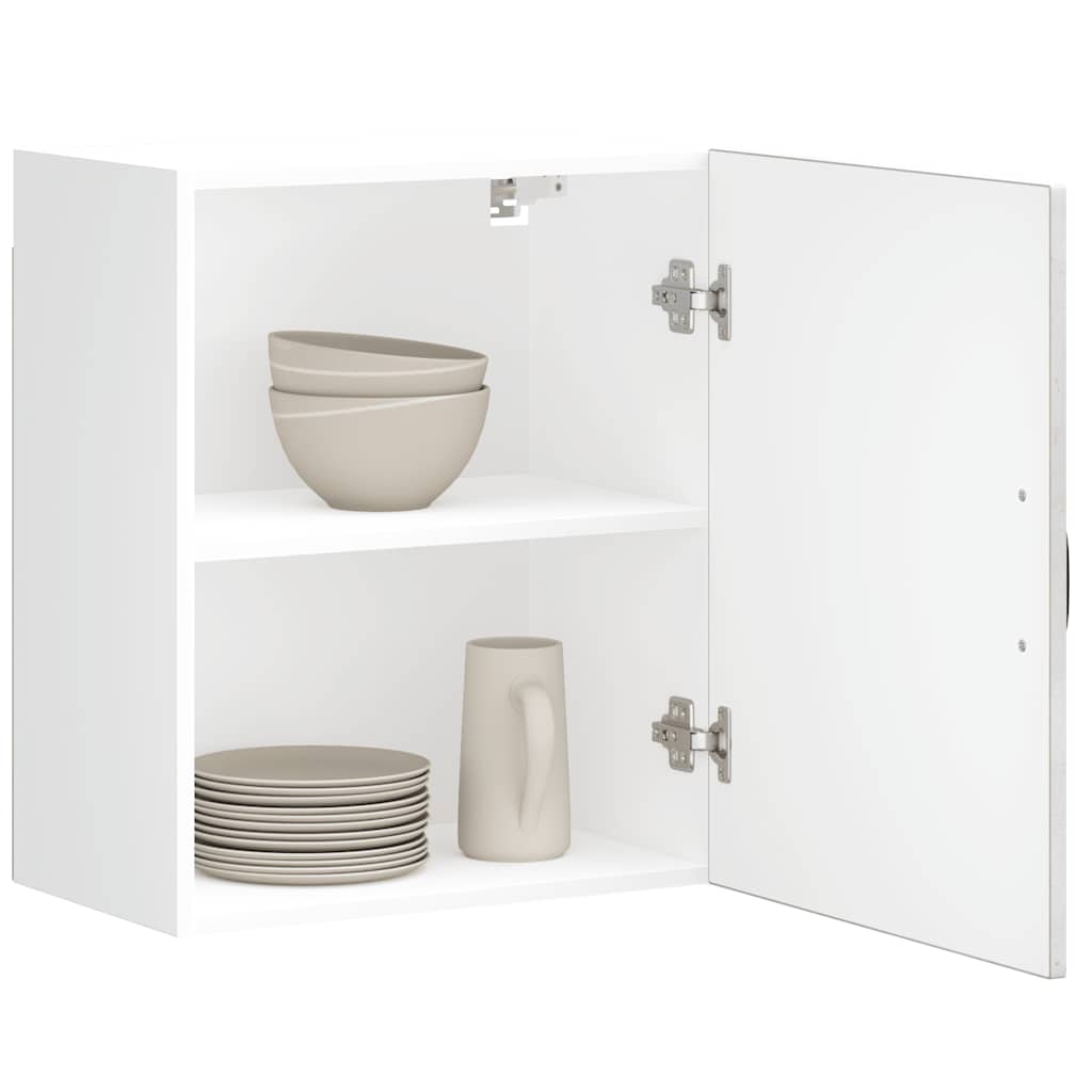 Keukenwandkast Kalmar betongrijs bewerkt hout is nu te koop bij PeponiXL, paradijselijk wonen!