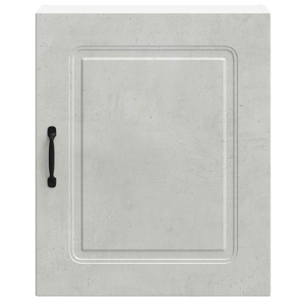 Keukenwandkast Kalmar betongrijs bewerkt hout is nu te koop bij PeponiXL, paradijselijk wonen!