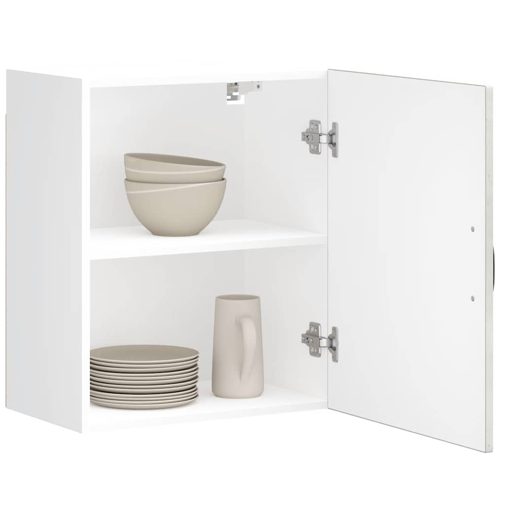 Keukenwandkasten 2 st Kalmar betongrijs bewerkt hout is nu te koop bij PeponiXL, paradijselijk wonen!