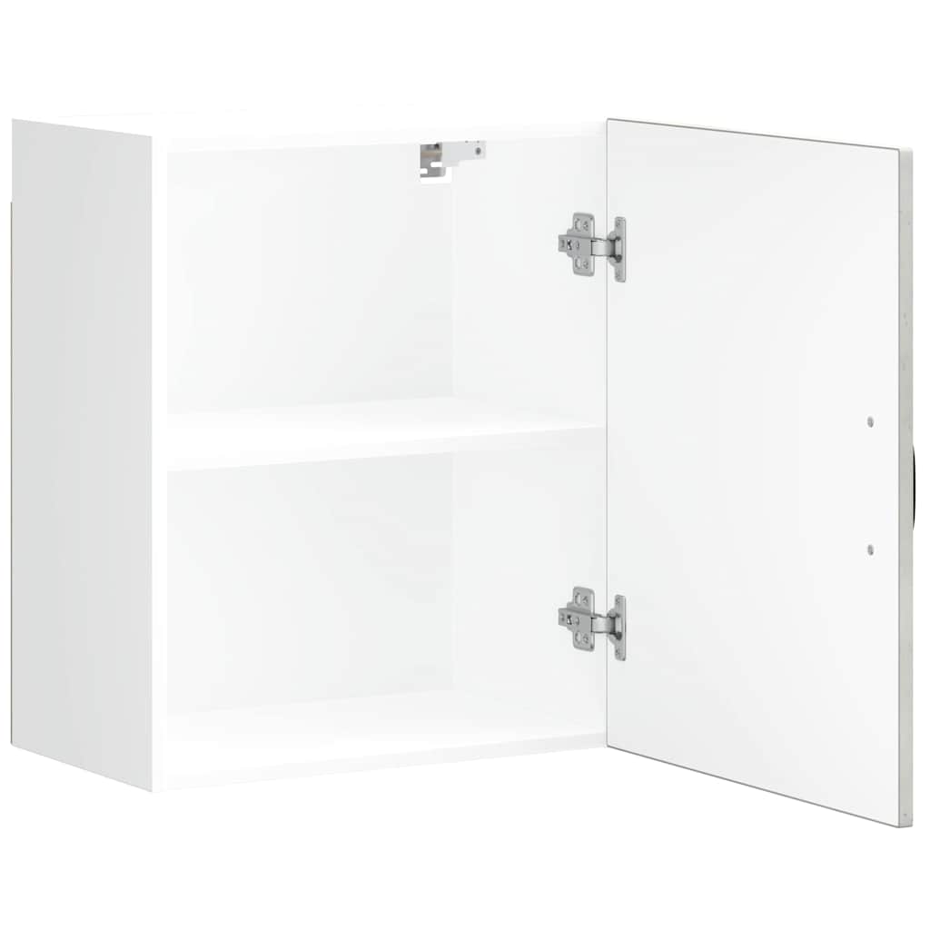 Keukenwandkasten 2 st Kalmar betongrijs bewerkt hout is nu te koop bij PeponiXL, paradijselijk wonen!