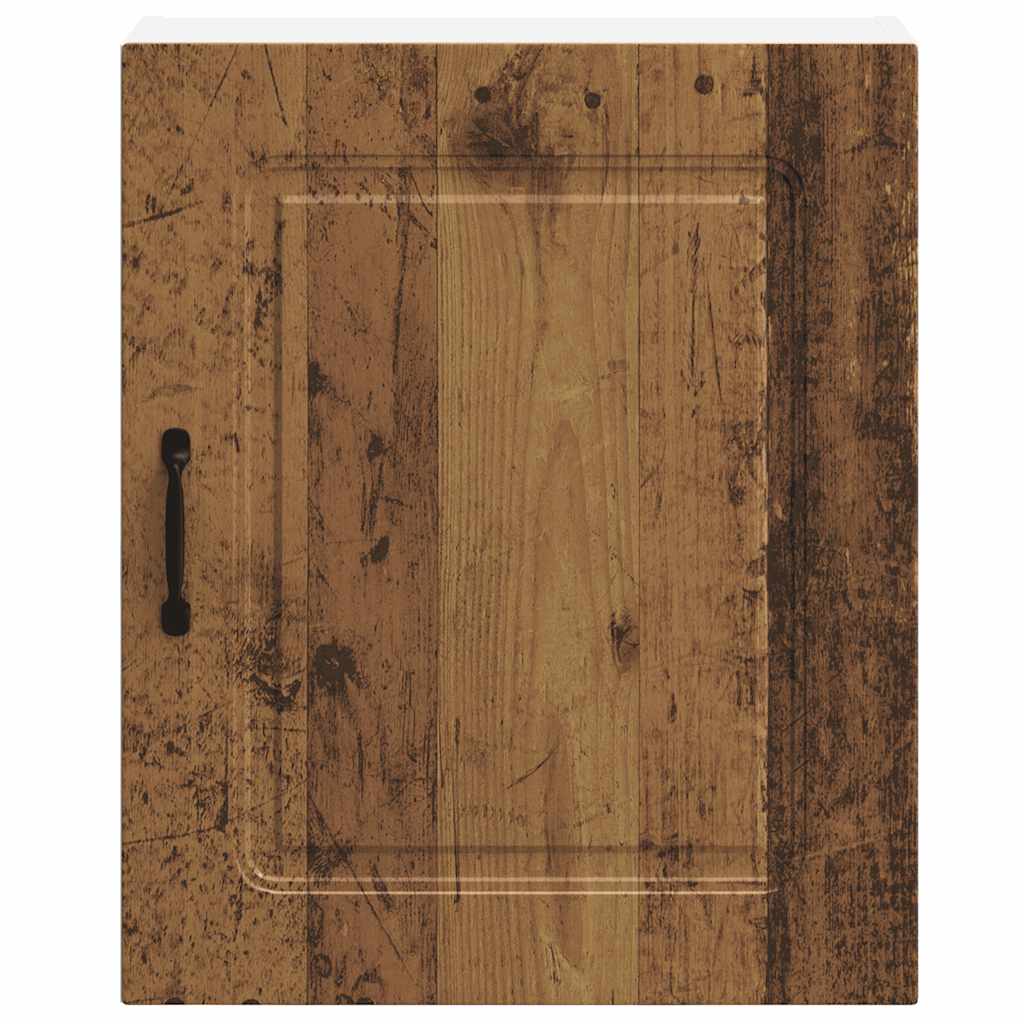 Keukenwandkasten 2 st Kalmar oud houtkleurig bewerkt hout is nu te koop bij PeponiXL, paradijselijk wonen!