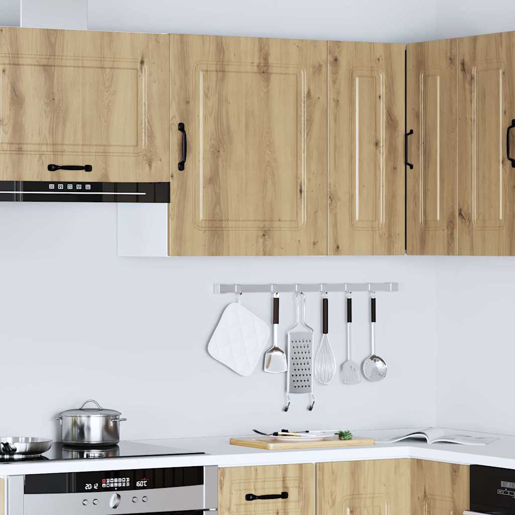 Keukenwandkast Kalmar bewerkt hout artisanaal eiken is nu te koop bij PeponiXL, paradijselijk wonen!