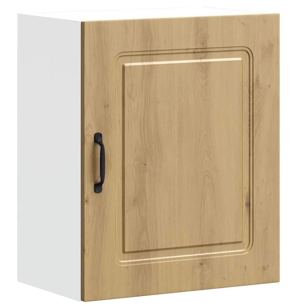 Keukenwandkasten 2 st Kalmar bewerkt hout artisanaal eiken is nu te koop bij PeponiXL, paradijselijk wonen!