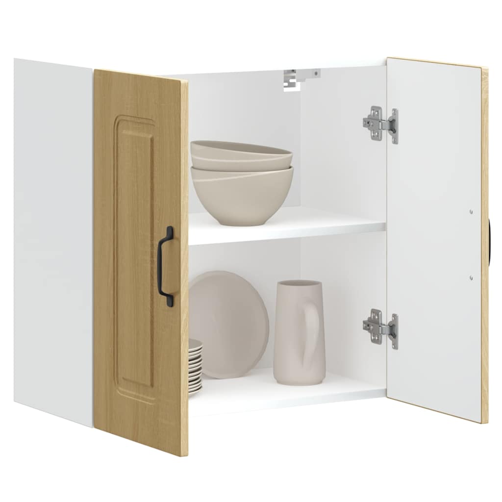 Keukenbovenkast Kalmar bewerkt hout sonoma eikenkleurig is nu te koop bij PeponiXL, paradijselijk wonen!