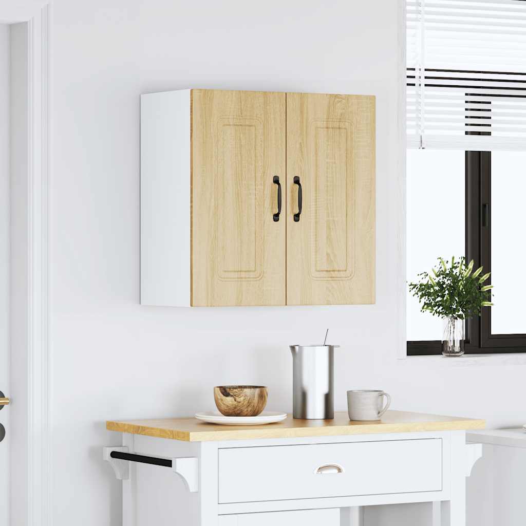 Keukenbovenkast Kalmar bewerkt hout sonoma eikenkleurig is nu te koop bij PeponiXL, paradijselijk wonen!