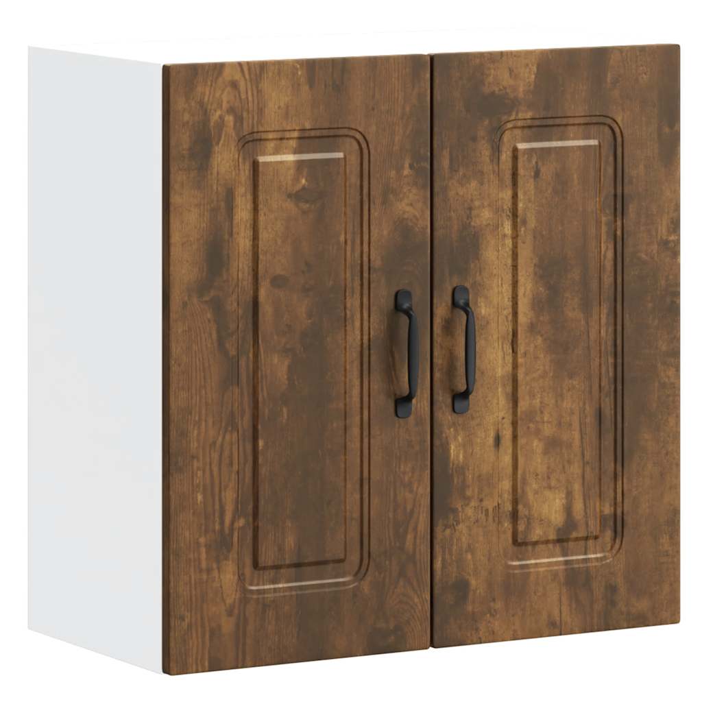 Keukenbovenkast Kalmar bewerkt hout gerookt eikenkleurig is nu te koop bij PeponiXL, paradijselijk wonen!