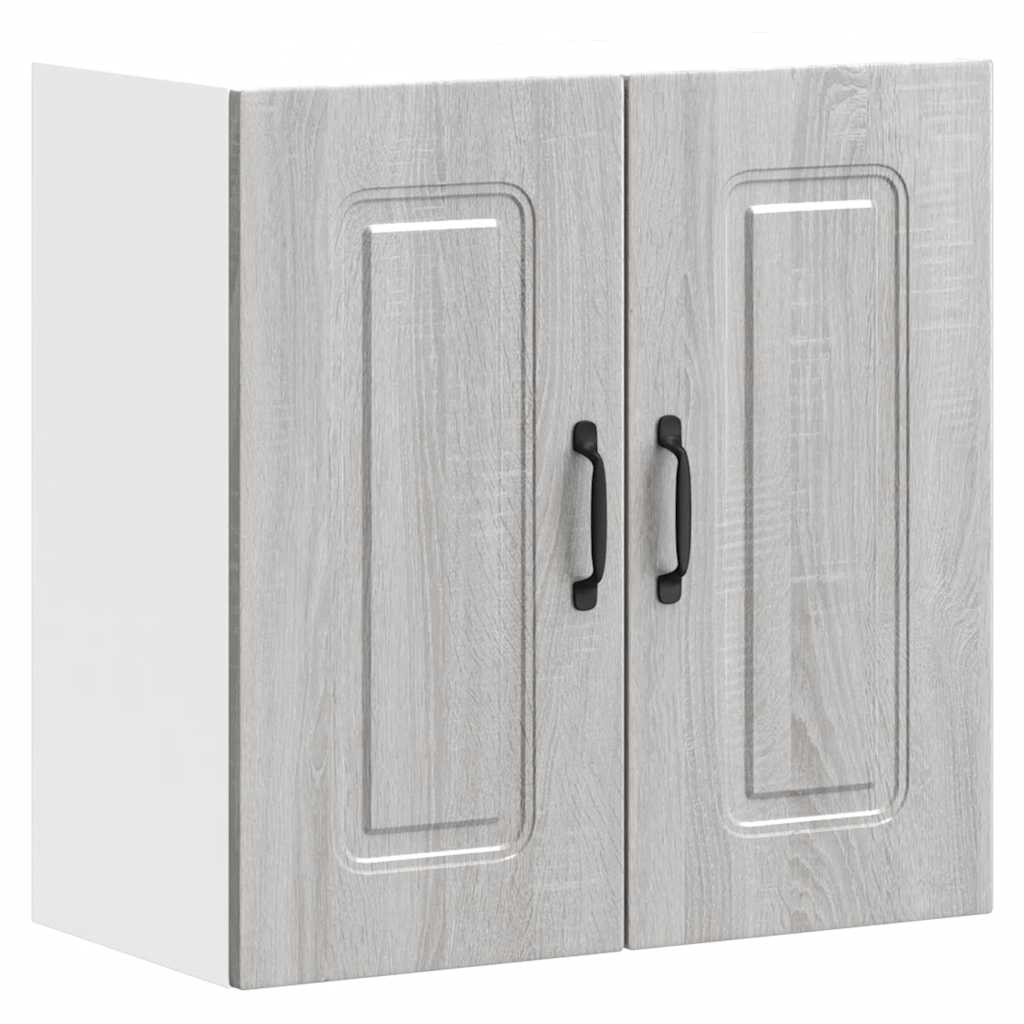 Keukenbovenkast Kalmar bewerkt hout grijs sonoma eiken is nu te koop bij PeponiXL, paradijselijk wonen!