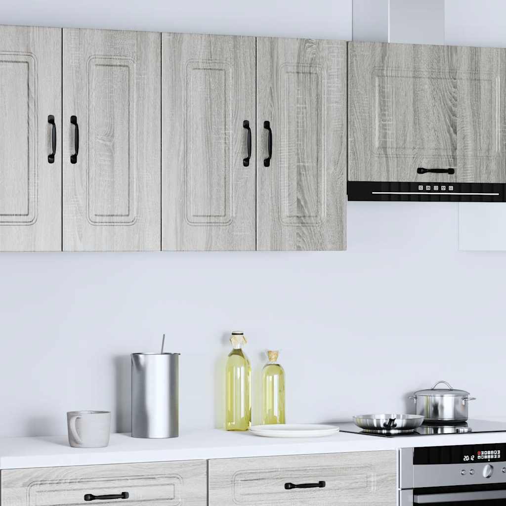 Keukenbovenkast Kalmar bewerkt hout grijs sonoma eiken is nu te koop bij PeponiXL, paradijselijk wonen!