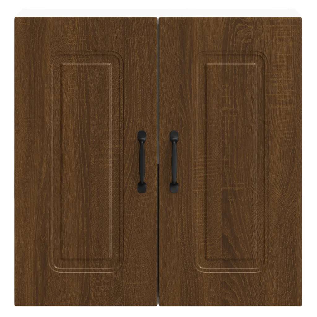 Keukenbovenkast Kalmar bewerkt hout bruin eikenkleur is nu te koop bij PeponiXL, paradijselijk wonen!