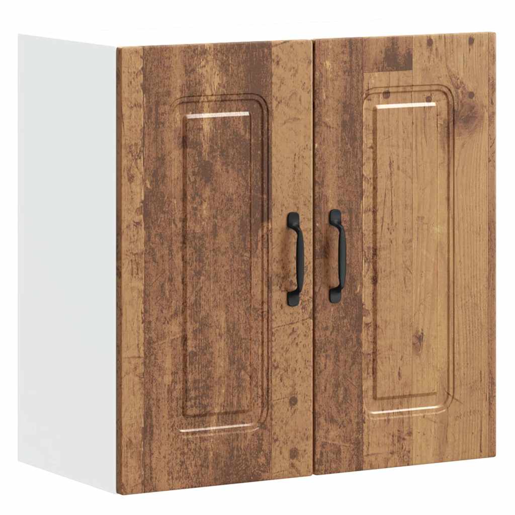 Keukenbovenkast Kalmar bewerkt hout oud houtkleurig is nu te koop bij PeponiXL, paradijselijk wonen!