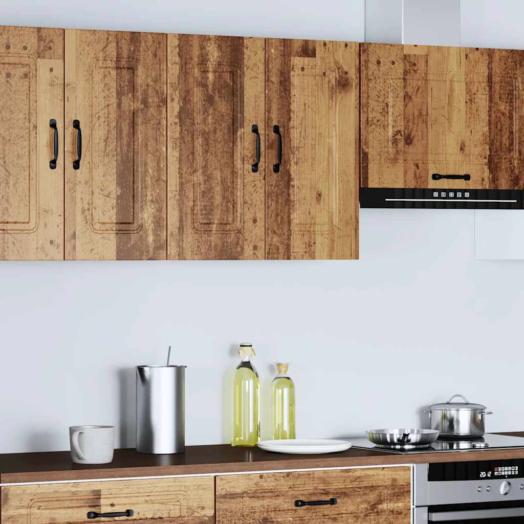 Keukenbovenkast Kalmar bewerkt hout oud houtkleurig is nu te koop bij PeponiXL, paradijselijk wonen!