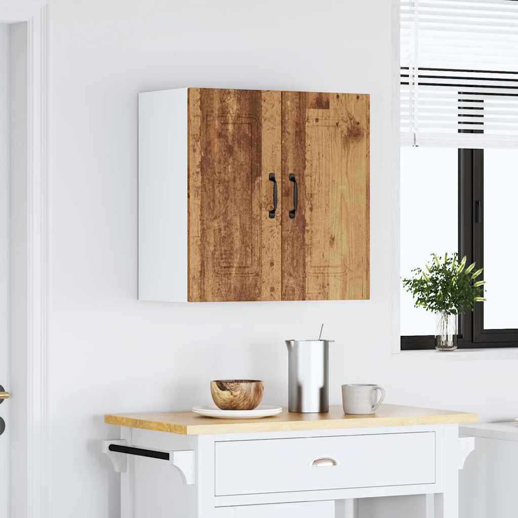 Keukenbovenkast Kalmar bewerkt hout oud houtkleurig is nu te koop bij PeponiXL, paradijselijk wonen!