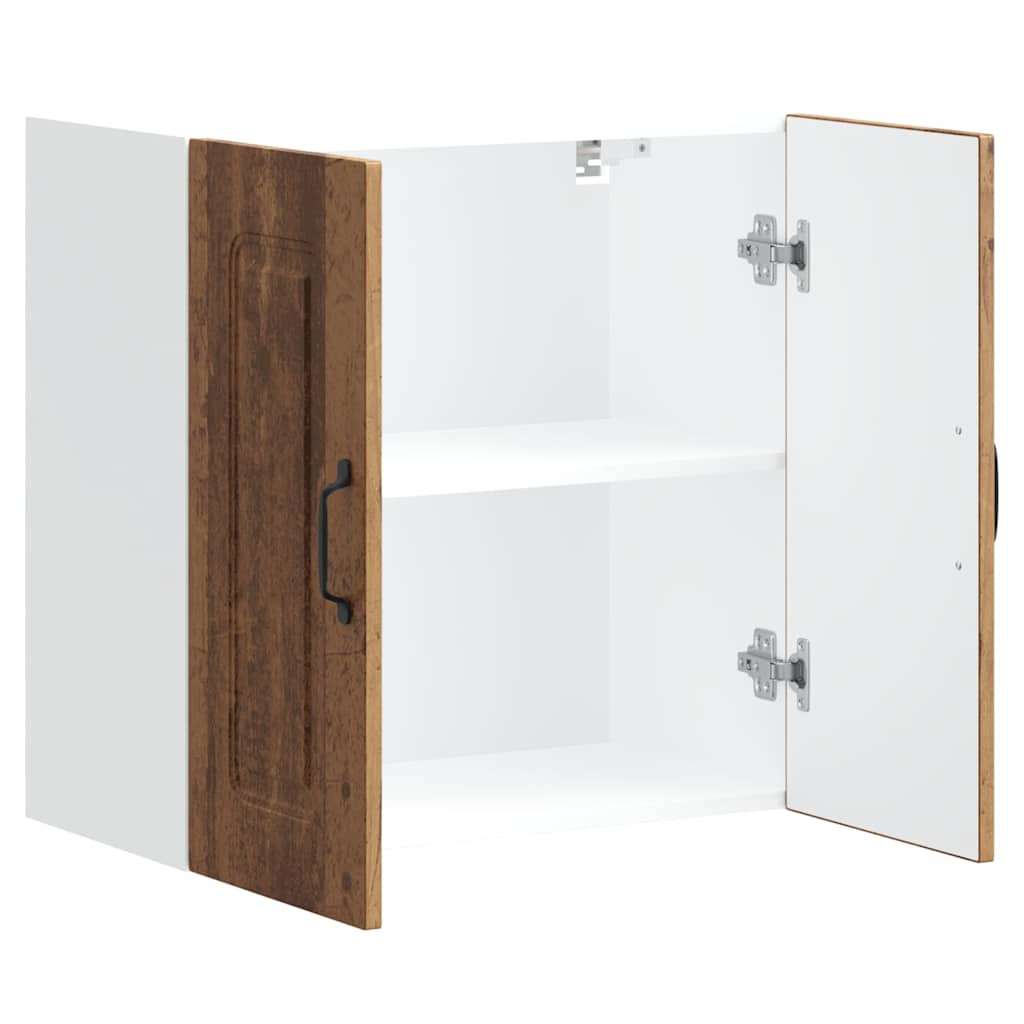 Keukenbovenkast Kalmar bewerkt hout oud houtkleurig is nu te koop bij PeponiXL, paradijselijk wonen!