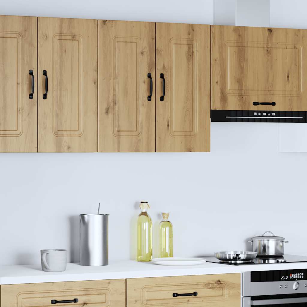 Keukenbovenkast Kalmar bewerkt hout artisanaal eikenkleur is nu te koop bij PeponiXL, paradijselijk wonen!
